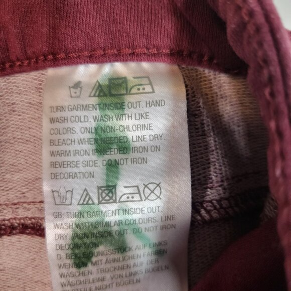 Dream Jeannes by Quacker Factory Women's Stretch Jeans Size 14 Maroon/Plum - Picture 13 of 14